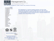 Tablet Screenshot of bdcmgmt.com